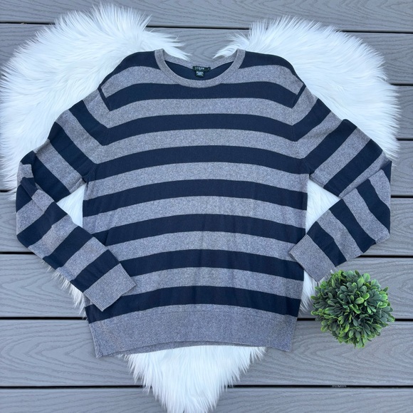J. Crew Mens Striped Sweater - Picture 1 of 3